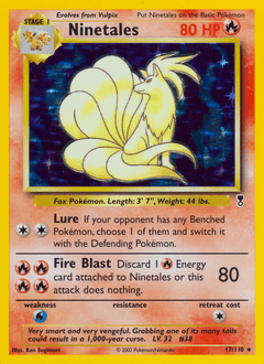 Ninetales #17 — Pokemon Legendary Collection