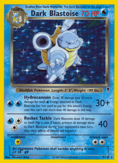 Dark Blastoise #4 — Pokemon Legendary Collection