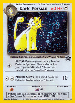 Dark Persian #17 — Pokemon Promo