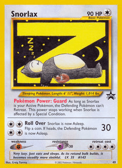 Snorlax #49 — Pokemon Promo