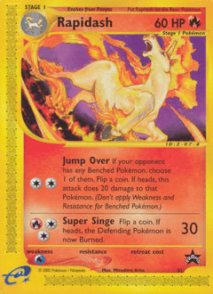 Rapidash #51 — Pokemon Promo