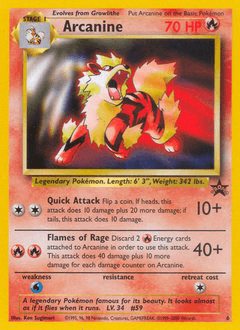 Arcanine #6 — Pokemon Promo