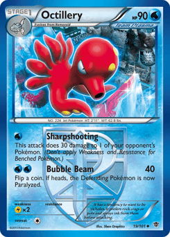 Octillery #19 — Pokemon Plasma Blast