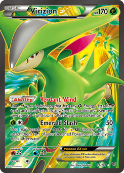 Virizion EX #96 — Pokemon Plasma Blast