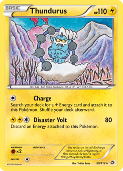 Thundurus #50 — Pokemon Legendary Treasures
