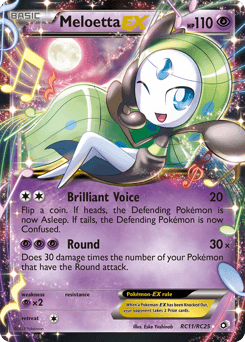 Meloetta EX #RC11 — Pokemon Legendary Treasures