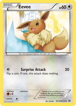 Eevee #RC14 — Pokemon Legendary Treasures