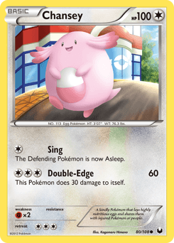 Chansey #80 — Pokemon Dark Explorers
