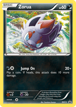 Zorua #BW12 — Pokemon Promo