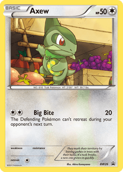 Axew #BW26 — Pokemon Promo