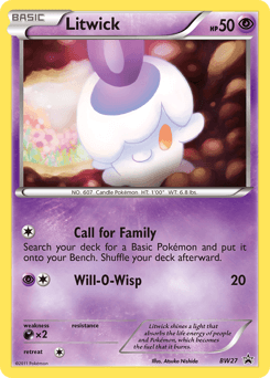 Litwick #BW27 — Pokemon Promo