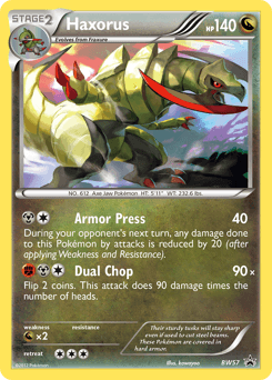 Haxorus #BW57 — Pokemon Promo
