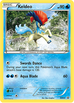 Keldeo #BW60 — Pokemon Promo