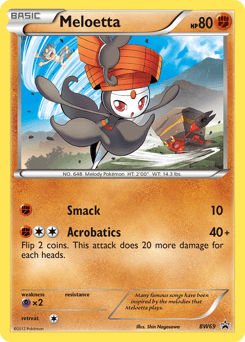 Meloetta #BW69 — Pokemon Promo
