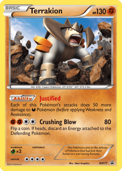 Terrakion #BW71 — Pokemon Promo