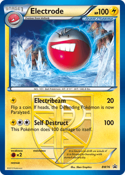 Electrode #BW76 — Pokemon Promo