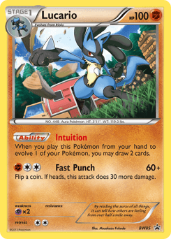 Lucario #BW85 — Pokemon Promo
