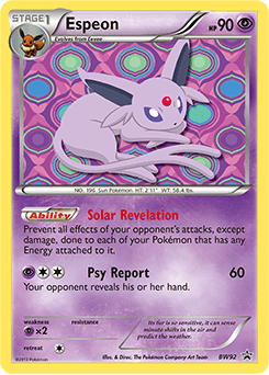 Espeon #BW92 — Pokemon Promo