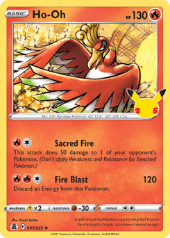 Ho-oh #1 — Pokemon Celebrations