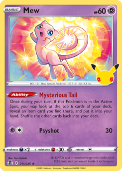 Mew #11 — Pokemon Celebrations