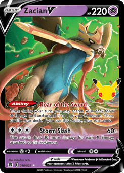 Zacian V #16 — Pokemon Celebrations