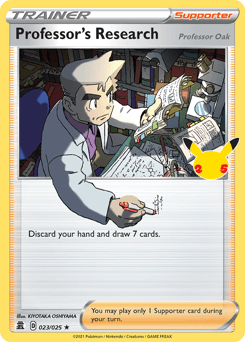Professor's Research #23 — Pokemon Celebrations