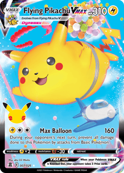 Flying Pikachu VMAX #7 — Pokemon Celebrations