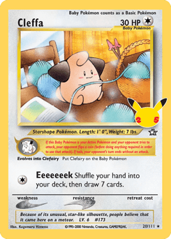 Cleffa #20 — Pokemon Celebrations