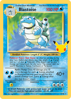 Blastoise #2 — Pokemon Celebrations