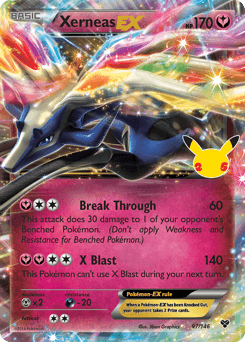 Xerneas EX #97 — Pokemon Celebrations