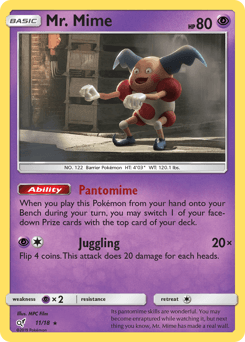 Mr. Mime #11 — Pokemon Detective Pikachu