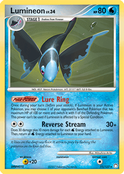 Lumineon #11 — Pokemon Mysterious Treasures