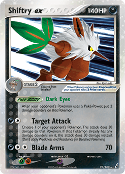 Shiftry EX #97 — Pokemon Crystal Guardians