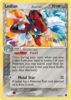 Ledian #18 — Pokemon Dragon Frontiers