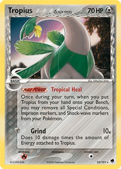 Tropius #23 — Pokemon Dragon Frontiers
