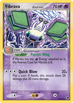 Vibrava #24 — Pokemon Dragon Frontiers