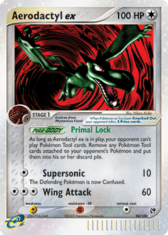 Aerodactyl EX #94 — Pokemon Sandstorm