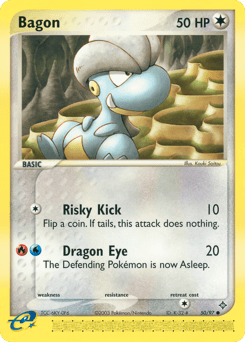 Bagon #50 — Pokemon Dragon