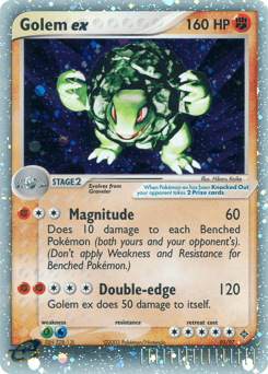 Golem EX #91 — Pokemon Dragon
