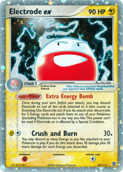 Electrode EX #107 — Pokemon Fire Red & Leaf Green