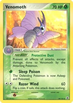 Venomoth #49 — Pokemon Fire Red & Leaf Green