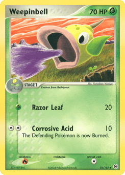 Weepinbell #51 — Pokemon Fire Red & Leaf Green