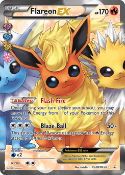 Flareon EX #RC28 — Pokemon Generations