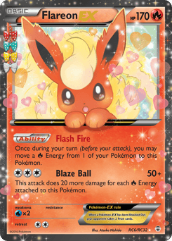 Flareon EX #RC6 — Pokemon Generations