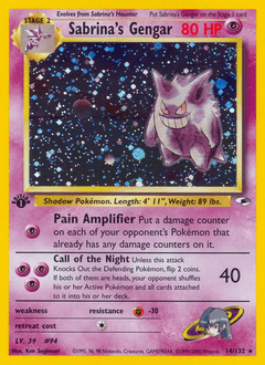 Sabrina's Gengar #14 — Pokemon Gym Heroes
