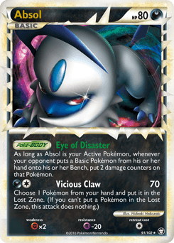 Absol #91 — Pokemon Triumphant