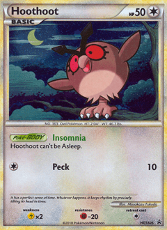 Hoothoot #HGSS05 — Pokemon Promo