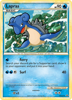 Lapras #HGSS14 — Pokemon Promo