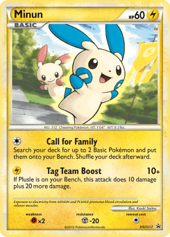 Minun #HGSS17 — Pokemon Promo
