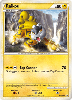 Raikou #HGSS19 — Pokemon Promo